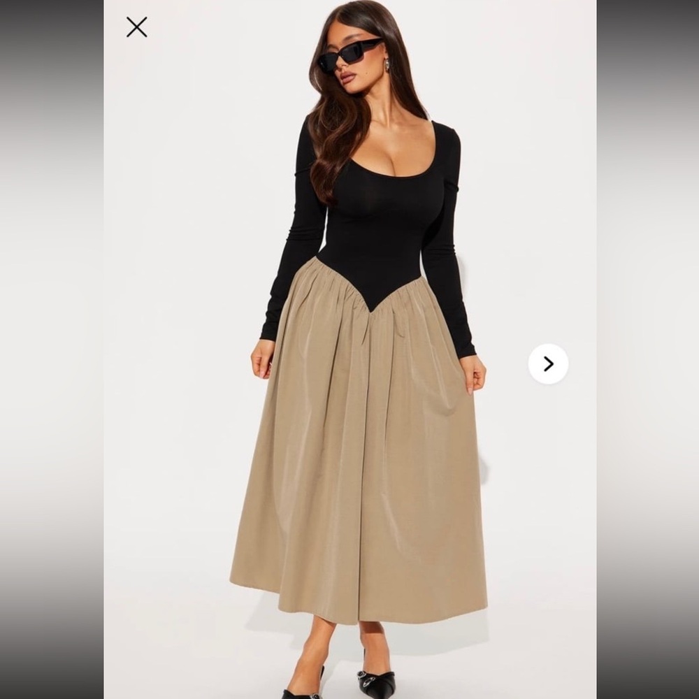 NEW Basque Waist Dress